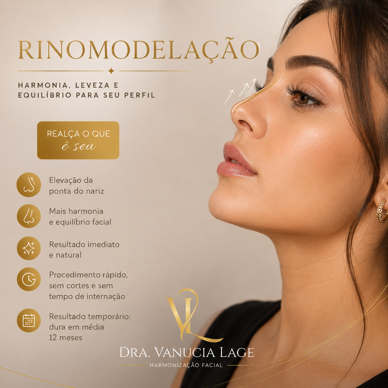 Procedimento de Rinomodelação — Dra. Vanucia Lage