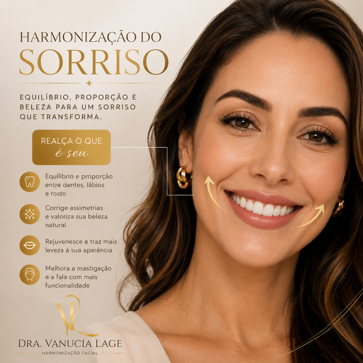 Procedimento de Harmonização do Sorriso — Dra. Vanucia Lage